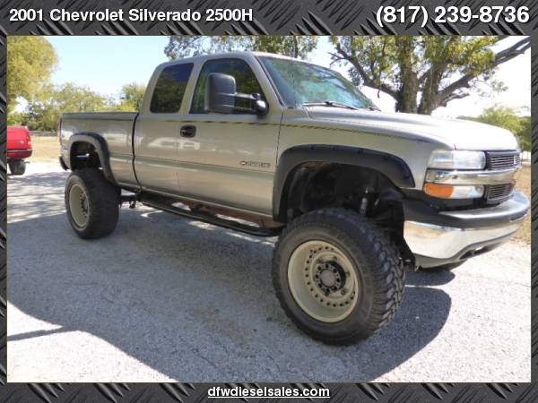 2001 Chevrolet Silverado 2500HD Ext Cab 4WD LT 8.1 V8 MONSTER LIFT... for sale in Northlake, TX