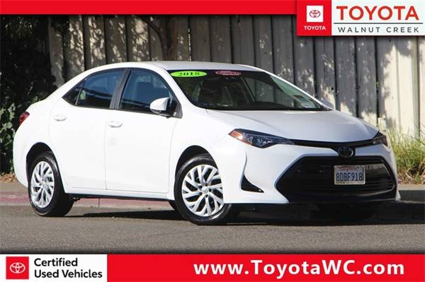 2018 Toyota Corolla *Call for availability for sale in ToyotaWalnutCreek.com, CA – photo 2