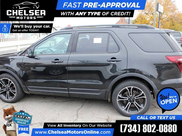 $286/mo - 2015 Ford Explorer Sport 4WD! - Easy Financing! - cars &... for sale in Chelsea, MI – photo 3