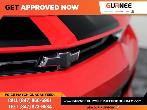 269/mo - 2017 Chevrolet Camaro 1LT 1 LT 1-LT - - by for sale in Gurnee, IL – photo 4
