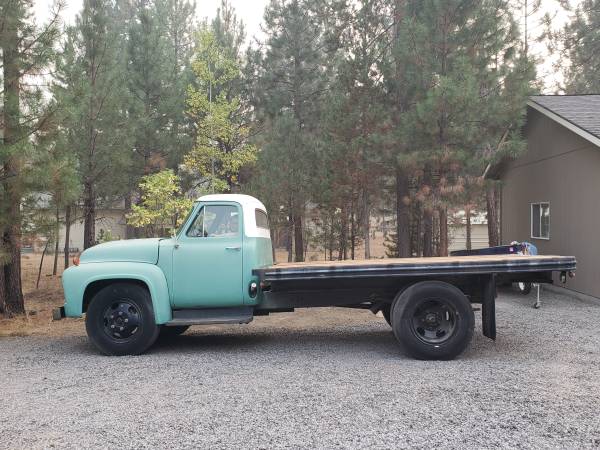 1955 Ford F600 Flatbed Dump - cars & trucks - by owner - vehicle... for sale in La Pine, OR