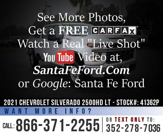 2021 Chevrolet Silverado 2500HD LT Leather Seats, Touchscreen for sale in Alachua, AL – photo 21