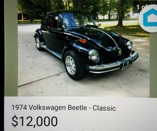 1974 Volkswagen Super Beetle for sale in Antwerp, IN – photo 12