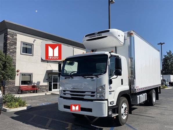 NEW 2020 ISUZU FTR 20FT refrigerated / freezer truck with liftgate for sale in Los Angeles, CA – photo 4
