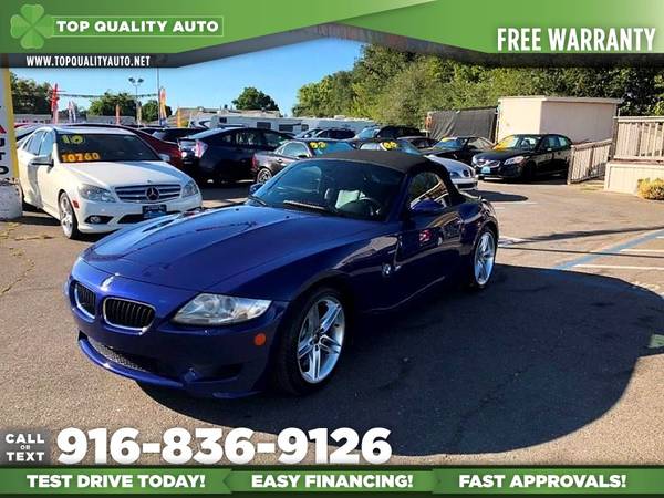 2006 BMW *M* *Models* *M* Convertible for only $18,995 or $391 per... for sale in Rancho Cordova, CA
