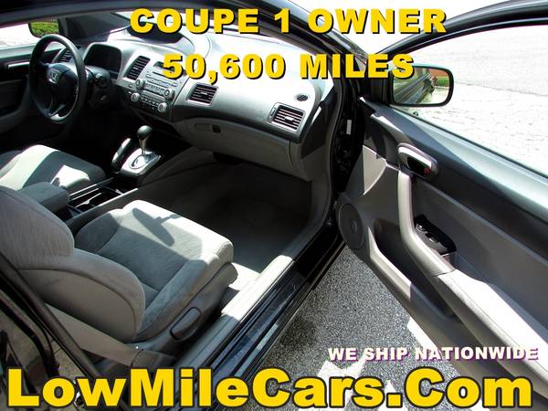 low miles 2007 Honda Civic LX Coupe 50k - cars & trucks - by dealer... for sale in Willowbrook, IL – photo 12