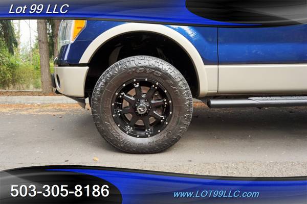 2010 *FORD* *F150* 4x4 *LARIAT* V8 AUTO HEATED LEATHER LIFTED BLACK... for sale in Milwaukie, OR – photo 3