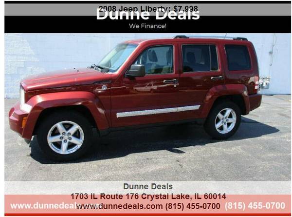 2008 Jeep Liberty 4x4 Limited 4dr - one owner for sale in Crystal Lake, IL