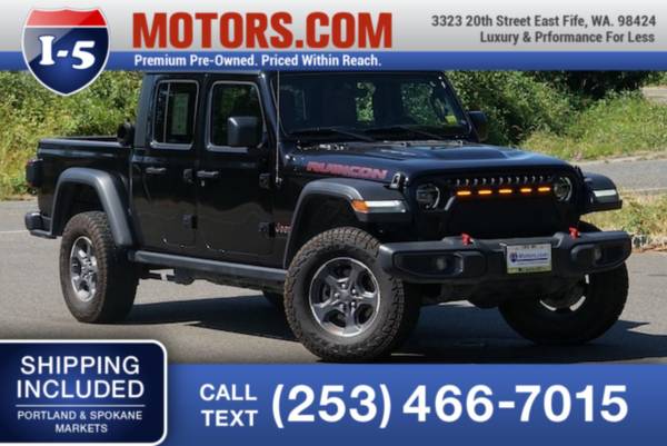 2020 Jeep Gladiator Rubicon Truck Gladiator Jeep for sale in Fife, OR