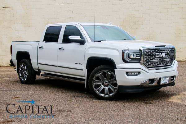 2018 GMC Sierra DENALI Crew Cab 4x4 Truck! With 22" Wheels! for sale in Eau Claire, IA