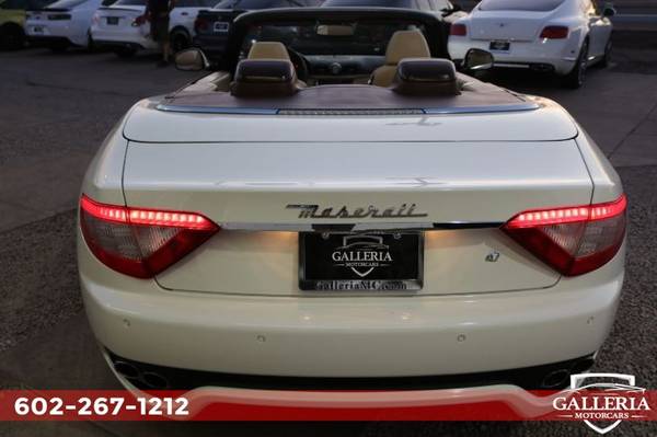 2010 Maserati GranTurismo Convertible Convertible Bianco Eldorado for sale in Scottsdale, AZ – photo 9