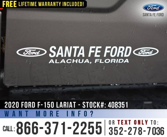 *** 2020 FORD F150 LARIAT 4WD *** SAVE Over $5,000 off MSRP! - cars... for sale in Alachua, FL – photo 9