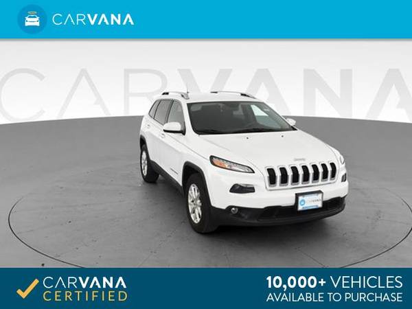 2016 Jeep Cherokee Latitude Sport Utility 4D suv WHITE - FINANCE for sale in Arlington, District Of Columbia