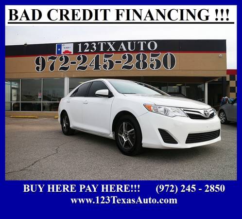 **BUY HERE PAY HERE!**2013 TOYOTA CAMRY**FIRST TIME BUYER?OK!** for sale in Dallas, TX