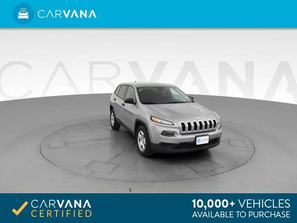 2014 Jeep Cherokee Sport SUV 4D suv Silver - FINANCE ONLINE for sale in Charlotte, NC