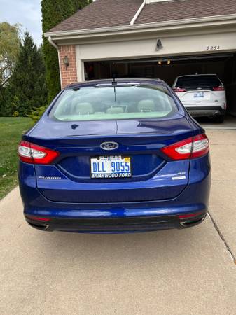 2015 Blue Ford Fusion SE For Sale - first owner - - by for sale in Ann Arbor, MI – photo 4