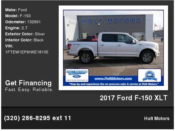 2017 Ford F-150 XLT - - by dealer - vehicle automotive for sale in Cokato, MN