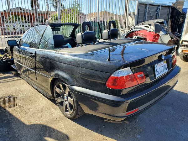 2005 BMW 325ci -- crashed as is for sale in INGLEWOOD, CA