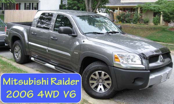 2006 Mitsubishi Raider V6 - 4WD - AT PS PB - AC - Double/Crew for sale in Fort Myers, FL