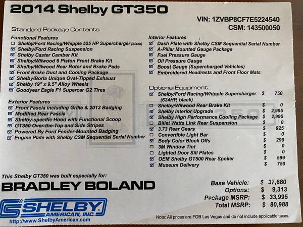 2014 Shelby GT350 for sale in Forest Grove, OR – photo 23