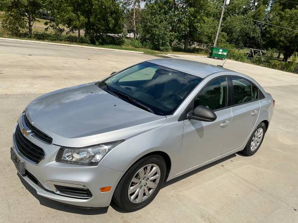 Silver 2015 Chevy Cruze LS (113, 000 Miles) - - by for sale in Dallas Center, IA – photo 2