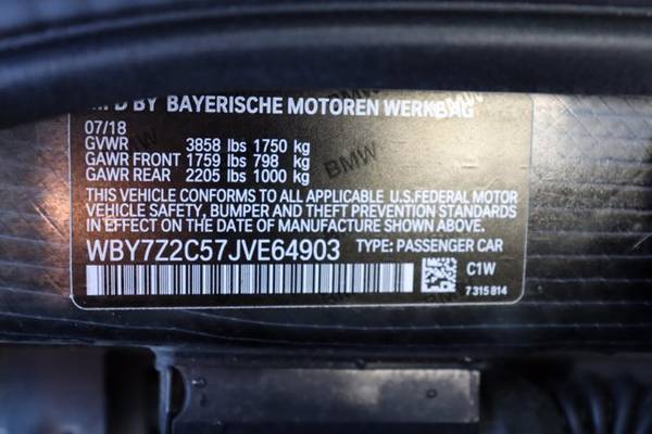 2018 BMW i3 SKU: JVE64903 Hatchback - - by dealer for sale in Fremont, CA – photo 24