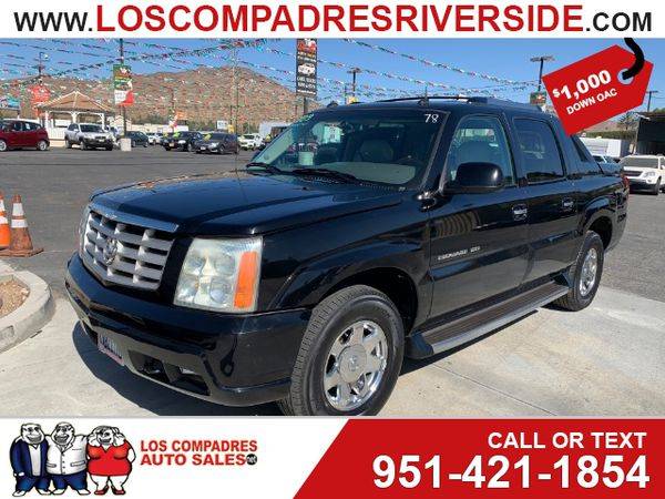 2003 Cadillac Escalade EXT Base -$1,000 Down and Your Job, Drives... for sale in Riverside, CA