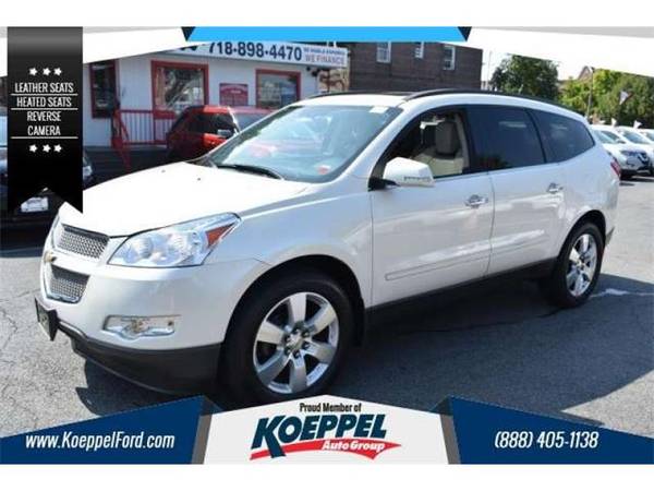 2012 Chevrolet Traverse SUV LTZ - white for sale in Woodside, NY – photo 9