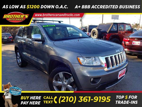 2013 Jeep GRAND CHEROKEE OVERLAND - - by dealer for sale in San Antonio, TX