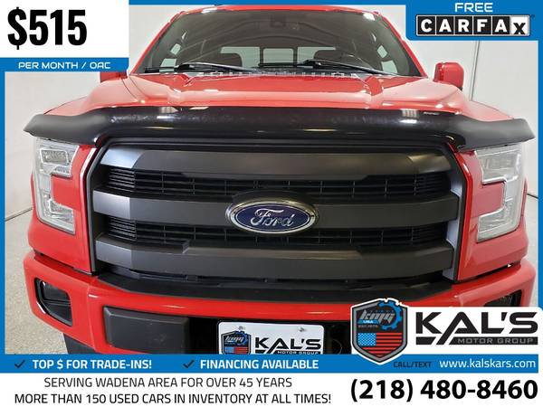 515/mo - 2017 Ford F150 F 150 F-150 Lariat 4x4SuperCrew 55 ft SB for sale in Wadena, MN – photo 3