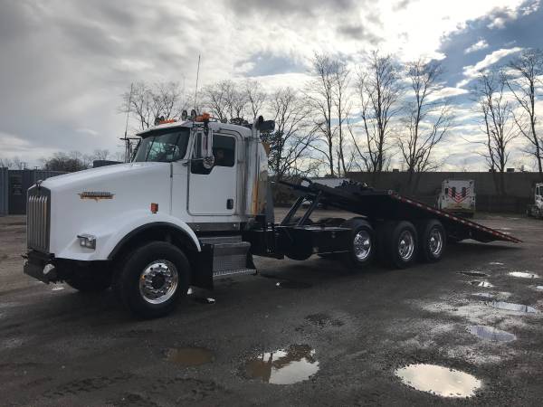 2005 Kenworth T800 26 Foot NRC TV40 Roll Back Tow Truck w/ Wheel... for sale in Ronkonkoma, NY – photo 14