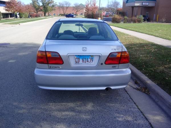 1999 Honda Civic. Runs great ! - cars & trucks - by owner - vehicle... for sale in Elgin, IL – photo 5
