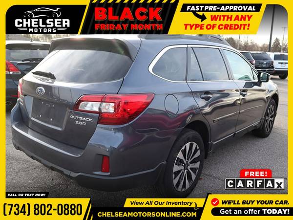 $302/mo - 2015 Subaru Outback 3.6R Limited AWD Wagon - Easy... for sale in Chelsea, MI – photo 6