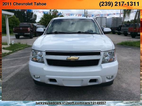 2011 Chevrolet Tahoe LT Sport Utility 4D Lucky's SW Premier Motors for sale in North Fort Myers, FL – photo 2