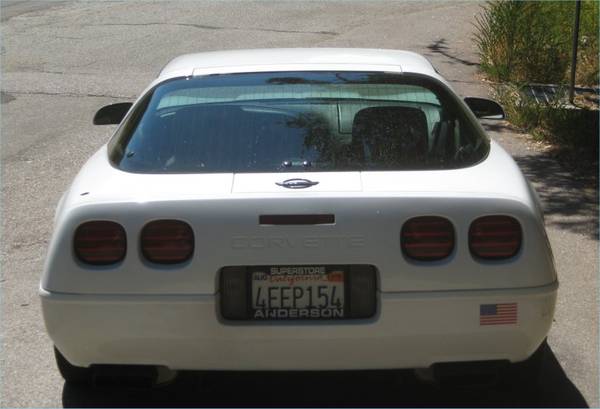 1993 Corvette White/Tan Leather 6-Speed 40th Anniversary for sale in Los Gatos, CA – photo 6