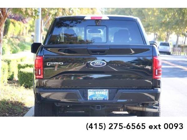 2016 Ford F150 F150 F 150 F-150 truck Lariat 4D SuperCrew (Black) for sale in Brentwood, CA – photo 9