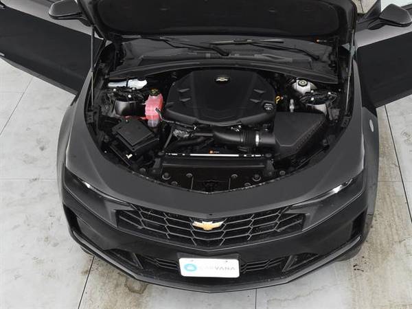 2019 Chevy Chevrolet Camaro LT Coupe 2D coupe BLACK - FINANCE ONLINE for sale in Edroy, TX – photo 4