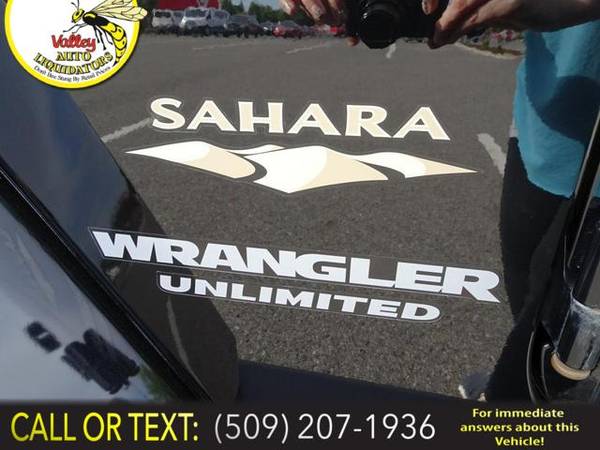 2009 Jeep Wrangler Unlimited Sahara 3.8L V6 Compact SUV w/ 4x4 Valle for sale in Spokane, WA – photo 8
