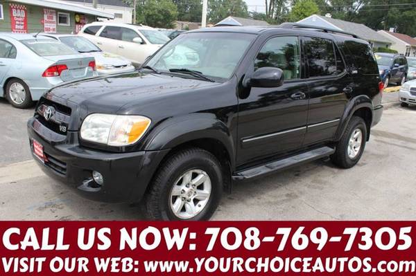 2007 *TOYOTA *SEQUOIA *SR5 1OWNER LEATHER SUNROOF CD KEYLES 286702 for sale in posen, IL