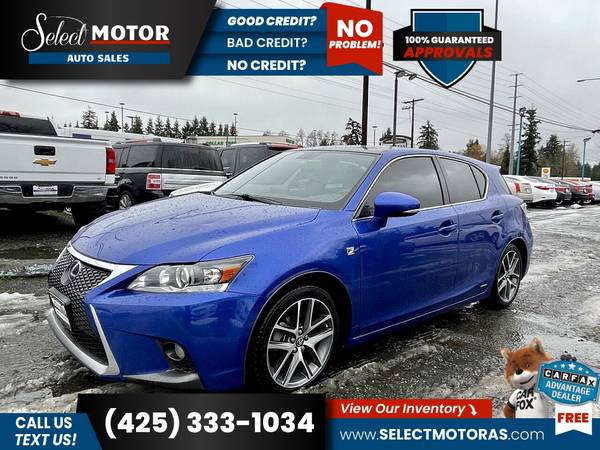 2014 Lexus CT 200h 200 h 200-h BaseHatchback FOR ONLY 379/mo! for sale in Lynnwood, WA – photo 8