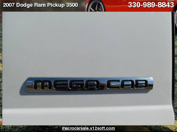 2007 Dodge Ram Pickup 3500 SLT 4x4 4dr Mega Cab 6.3 ft. SB DRW Pickup for sale in Akron, OH – photo 12