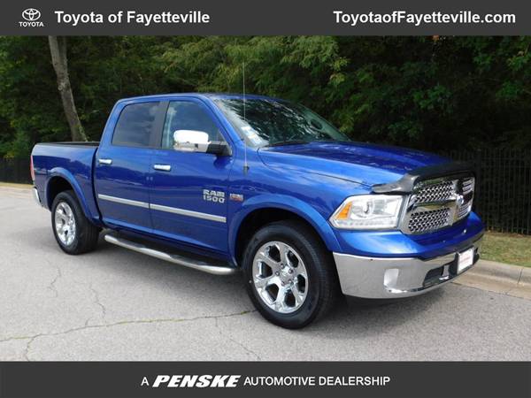 2014 *Ram* *1500* *4WD Crew Cab 140.5 Laramie* BLUE for sale in Fayetteville, AR