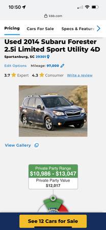2014 Subaru Forester 2 5i Limited! for sale in Boiling Springs, SC – photo 18