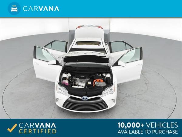 2017 Toyota Camry Hybrid XLE Sedan 4D sedan White - FINANCE ONLINE for sale in Atlanta, KS – photo 12