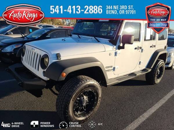 2013 Jeep Wrangler Unlimited Sport SUV 4D w/110K 4x4 Hard Top - cars for sale in Bend, OR