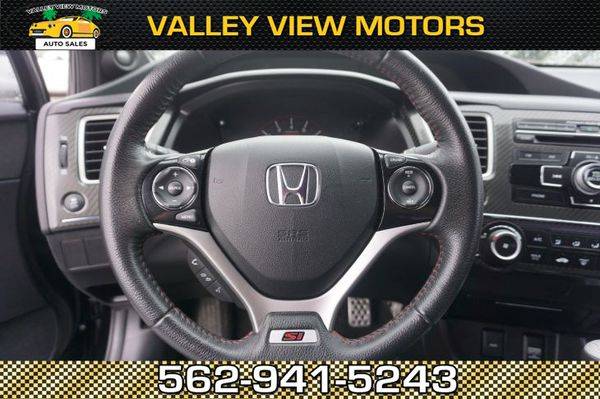 2013 Honda Civic Sdn Si - 2 Owners, Low Miles, SunRoof, Premium Wheels for sale in Whittier, CA – photo 17