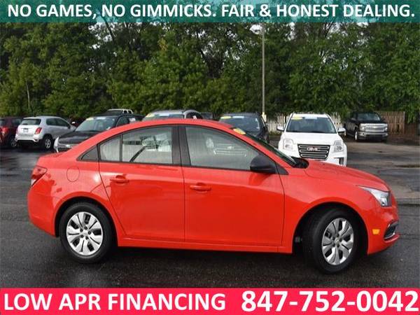 2016 Chevrolet Cruze Limited LS Sedan Certified Bad Credit Ok for sale in Fox_Lake, IL – photo 3