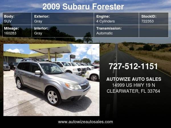 2009 Subaru Forester AWD w/Premium Pkg - - by dealer for sale in Clearwater, FL – photo 8