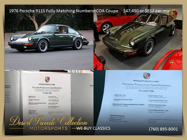 1970 Porsche 911 out law Carrera RS Tribute Coupe with a GREAT COLOR... for sale in Palm Desert, UT – photo 19