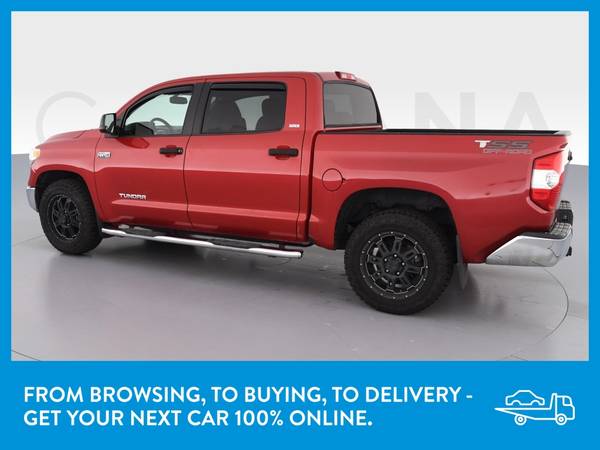 2014 Toyota Tundra CrewMax SR5 Pickup 4D 5 1/2 ft pickup Red for sale in Myrtle Beach, SC – photo 5